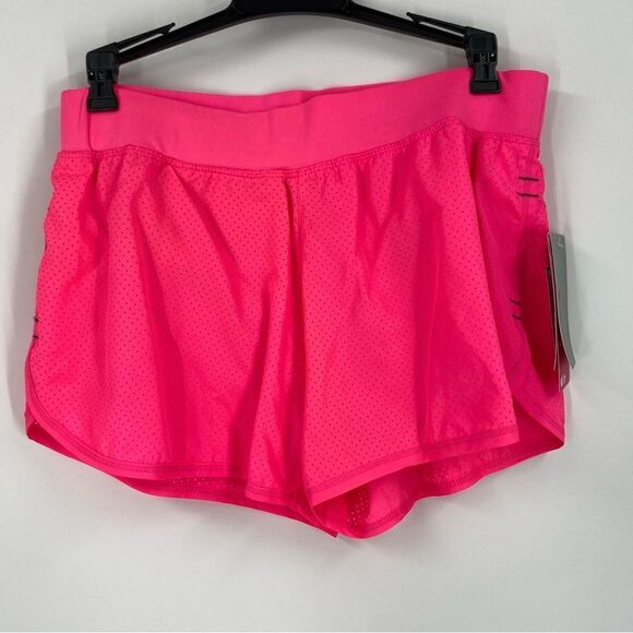 Colosseum Women’s Bright Pink Lined Athletic Running Shorts size M - Picture 1 of 4